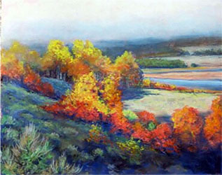 Autumn Pastel Painting