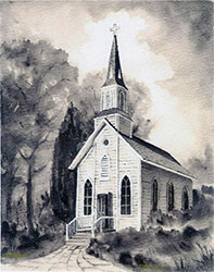 Pioneer Church Painting
